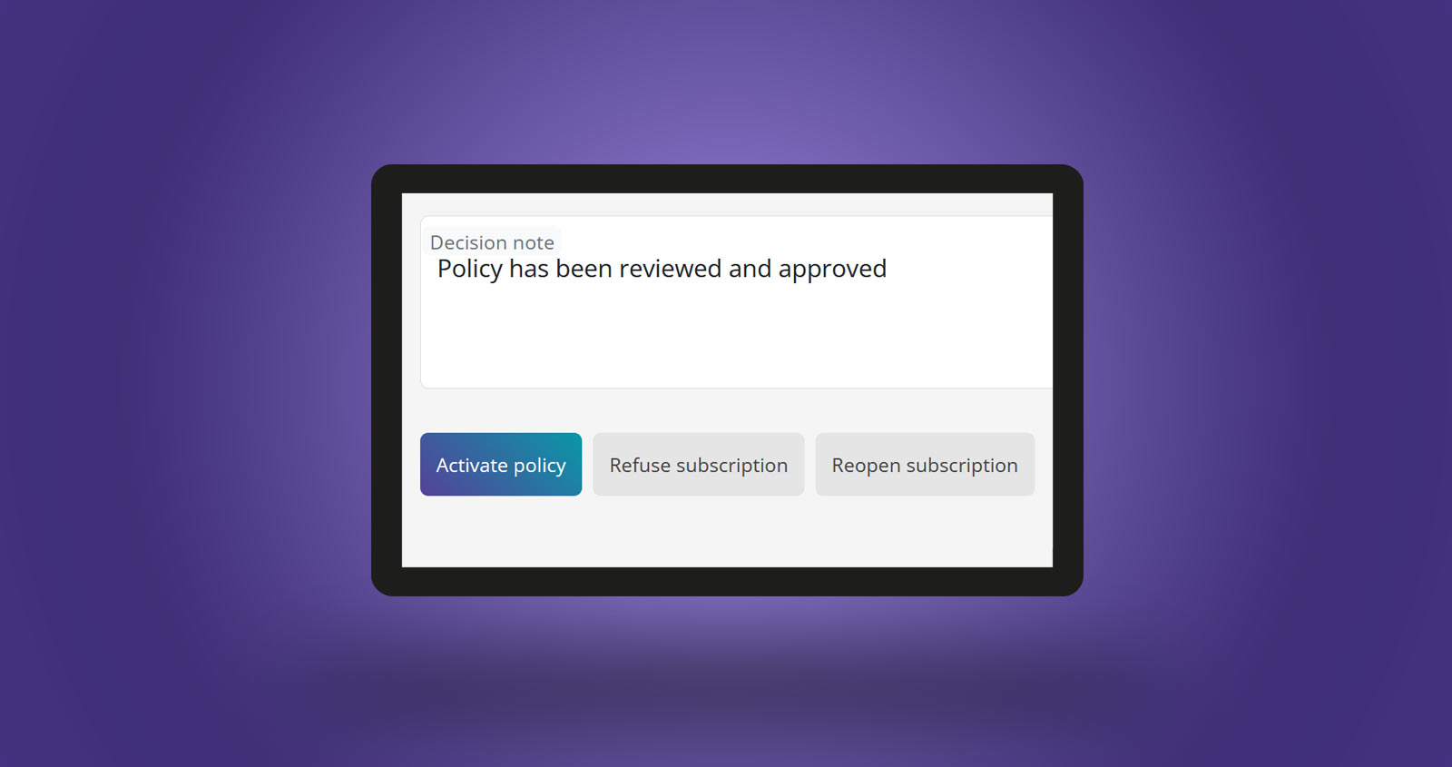 Manage Insurance Policy Changes and Approvals